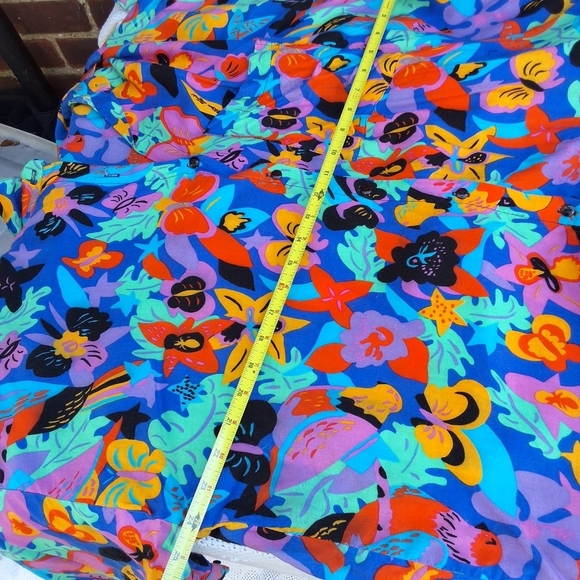 Vintage Rare Art to Wear by Ken Done Abstract button down OSFM - Picture 11 of 11